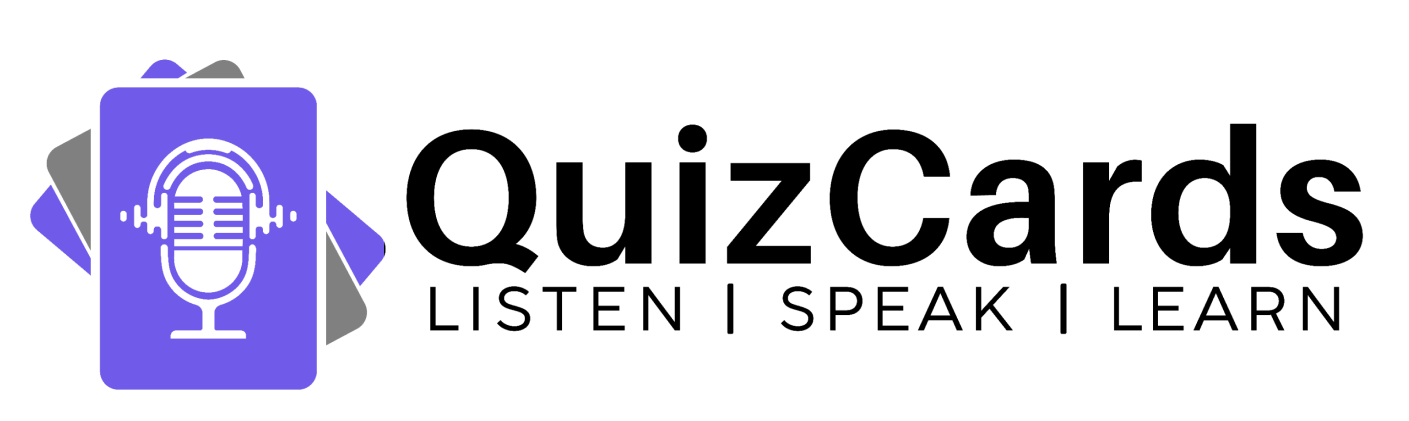 QuizCards — Listen, Speak, Learn